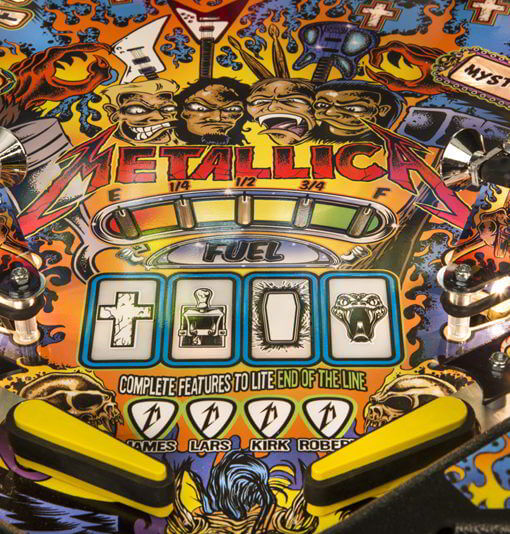 Metallica má svoj vlastný hrací automat