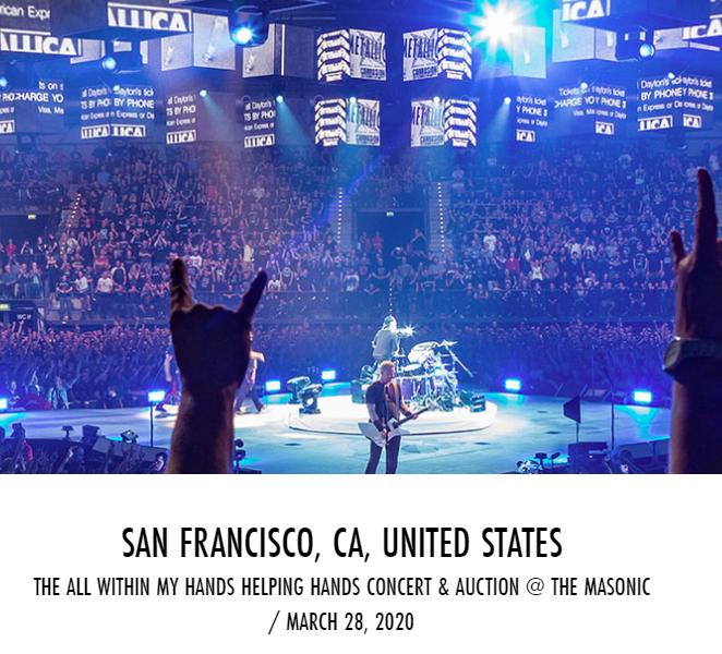 Prvý koncert Metalliky oficiálne plánovaný na rok 2020